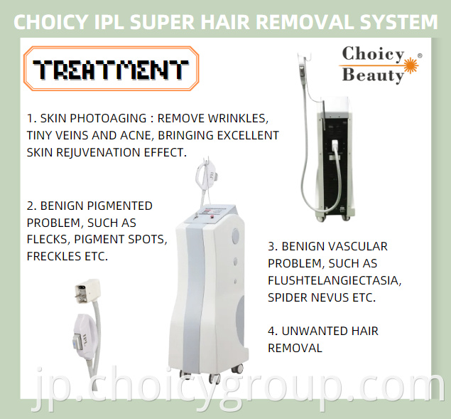 treatment of ipl hair removal